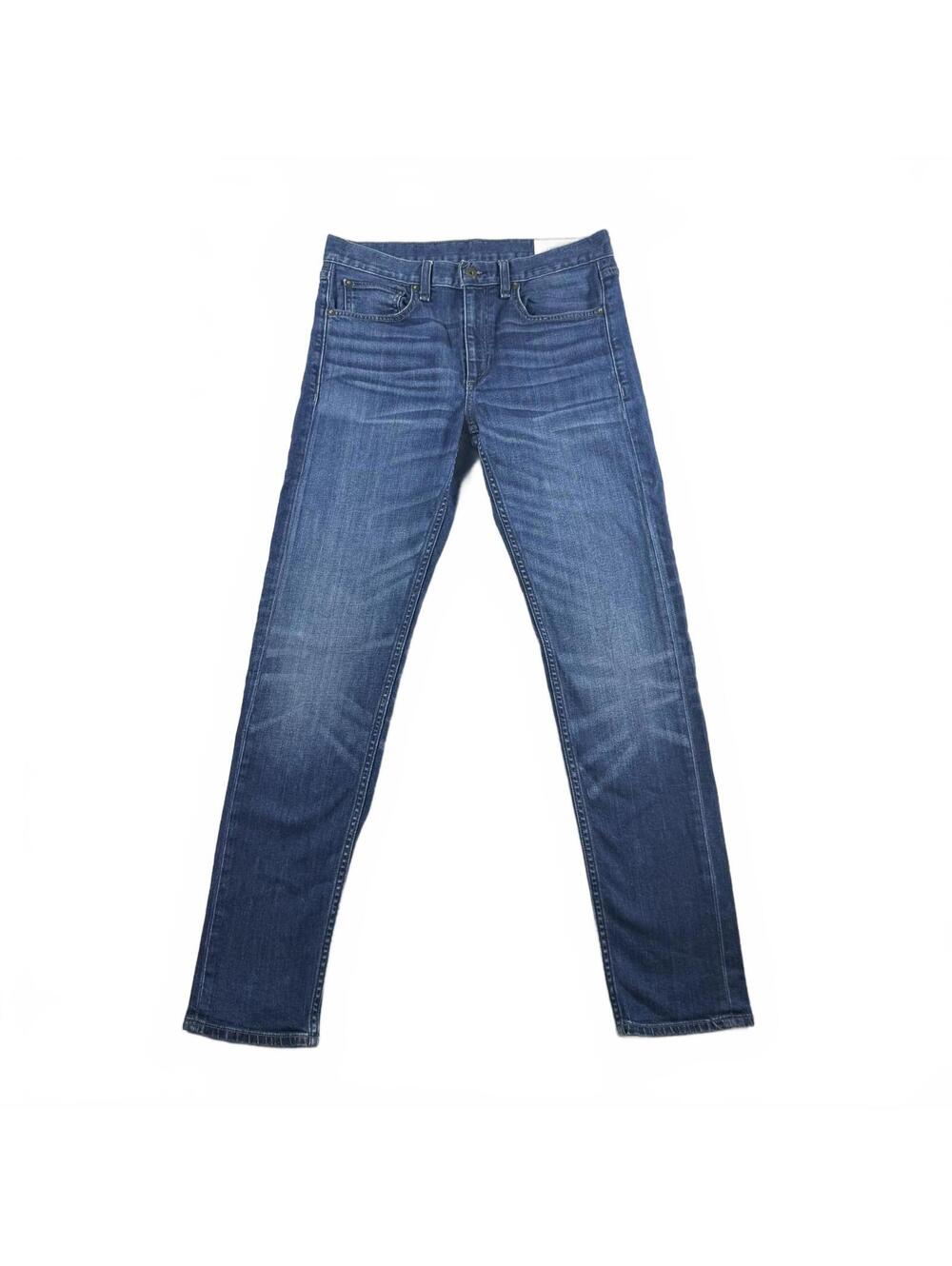 Rag & Bone Men's Fit & Slim Skinny 31 x 32 Denim Blue Jeans